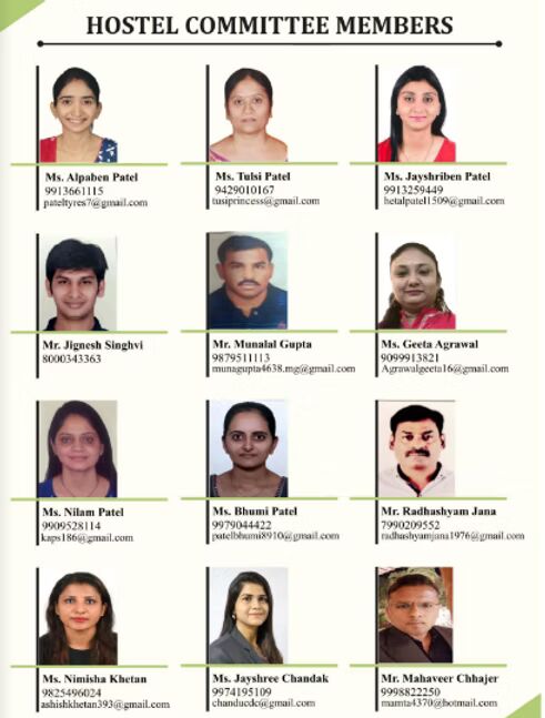 Hostel Committee Members 1